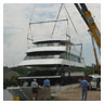 heavy lift crane to barge services